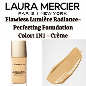 ✨Laura Mercier - Flawless Lumière Radiance-Perfecting Foundation NEW✨1N1-Crème